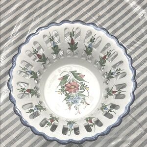 Vintage Portuguese RETICULATED
BASKET